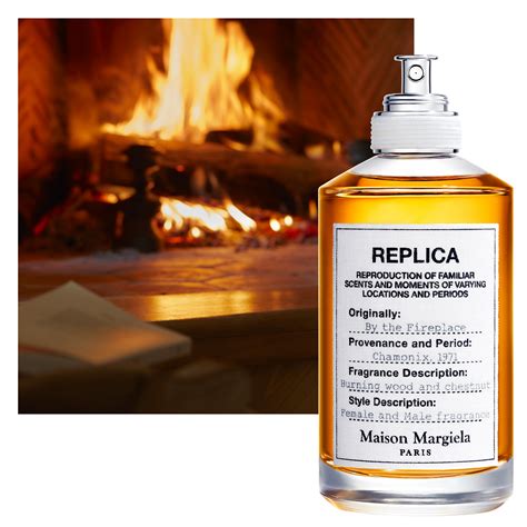 replica fragrance by the fireplace|maison martin margiela by fireplace.